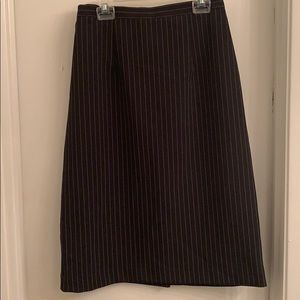 Pinstriped skirt
